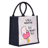 Jute Cottage Life Dessert Print Zipper Lunch Bag