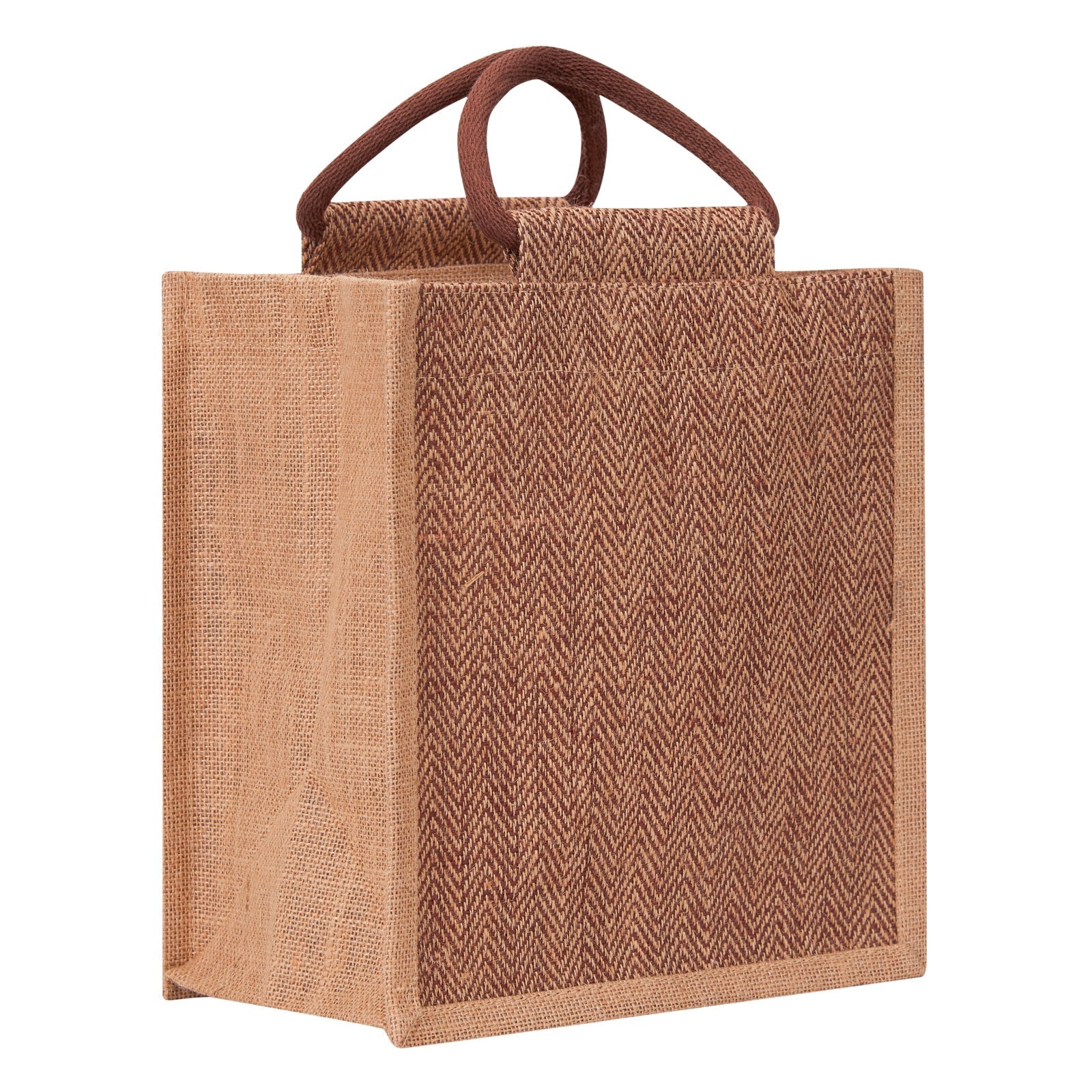 Jute Cottage Herringbone Jute Lunch Zipper