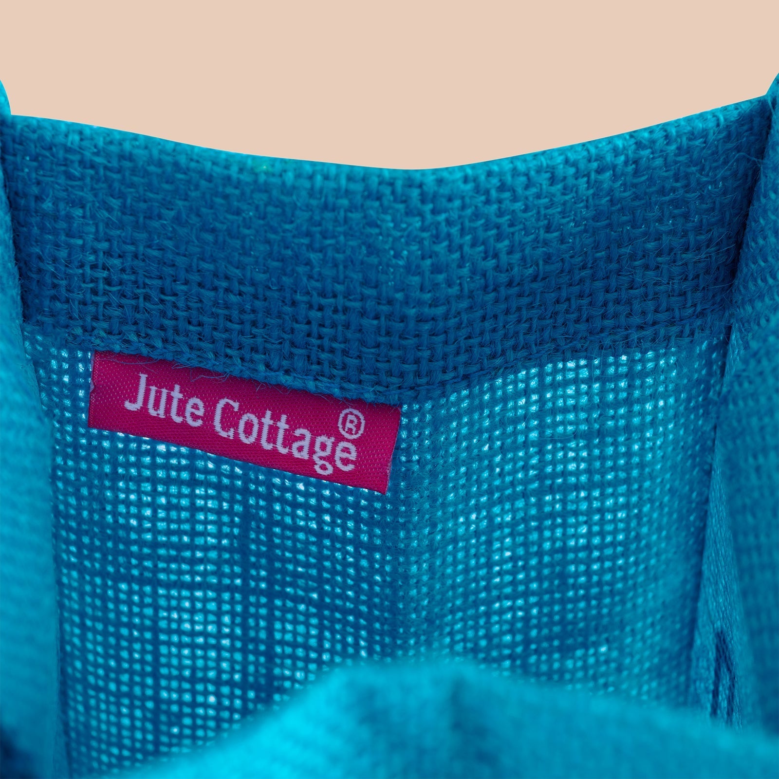 Jute Cottage Water Bottle Bag