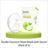 Dr.rashel Tender Coconut Sheet Mask with Serum (pack of 2)
