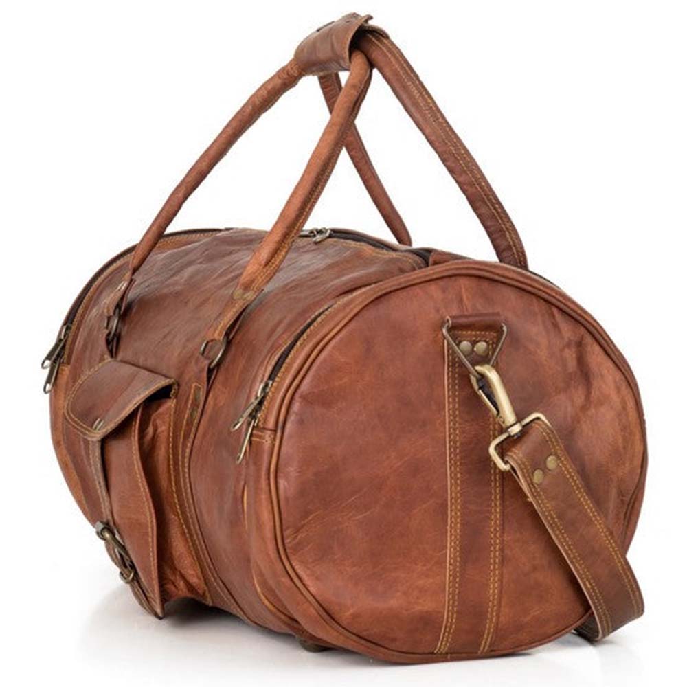 CraftShades 22 Inch leather duffle bag