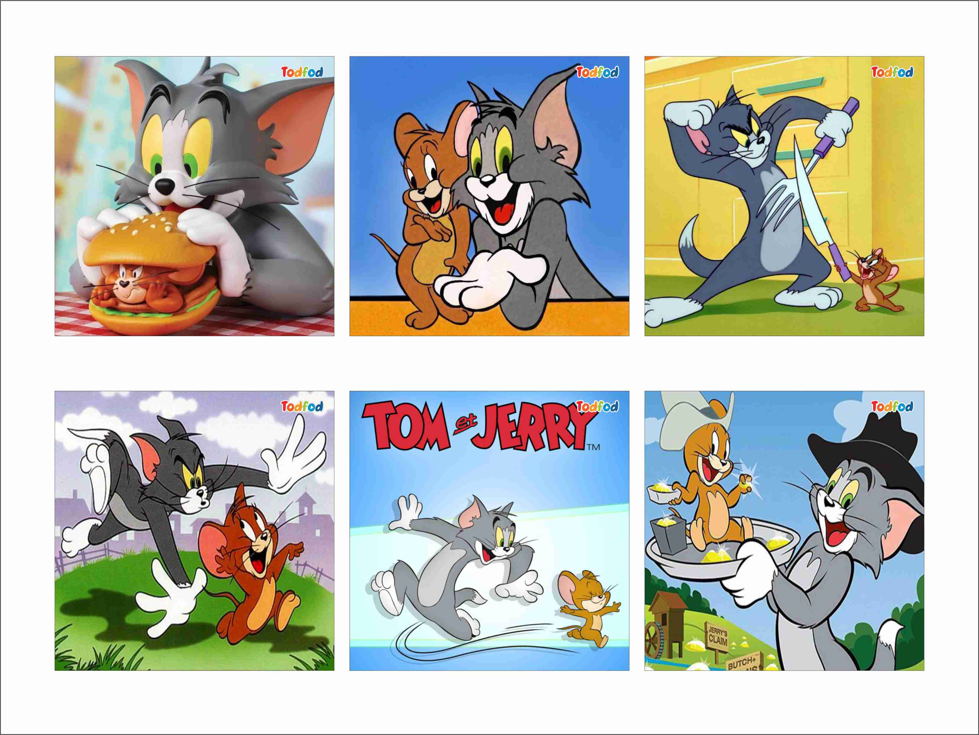 Wooden Jigsaw Puzzles - Tom & Jerry Anime Cartoon Characters