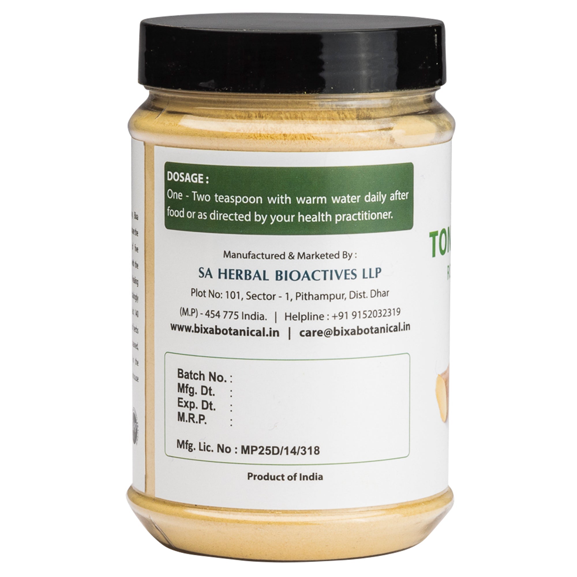 Bixa Botanical Tongkat ali Root Powder  Eurycoma longifolia