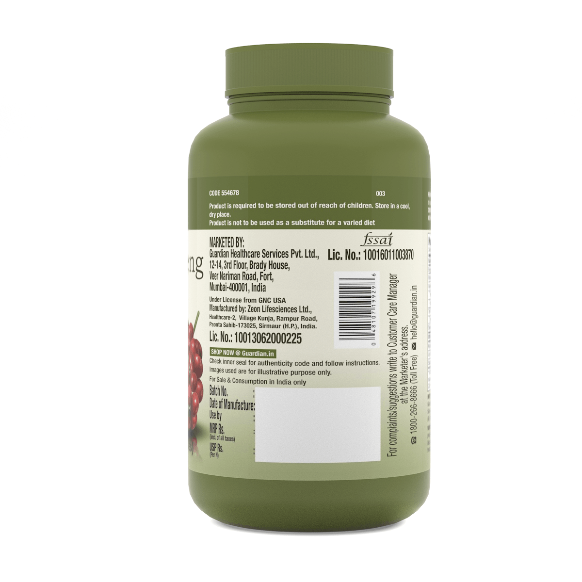 GNC Herbal Plus Triple Ginseng Root Boosts Sexual Energy & Vitality
