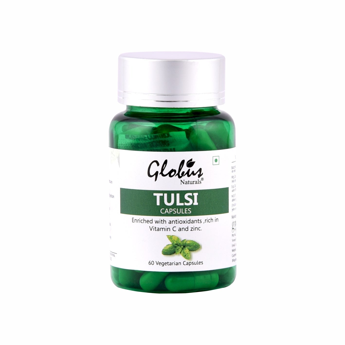 Globus Naturals Tulsi Immunity Booster Capsules - 60 tabs