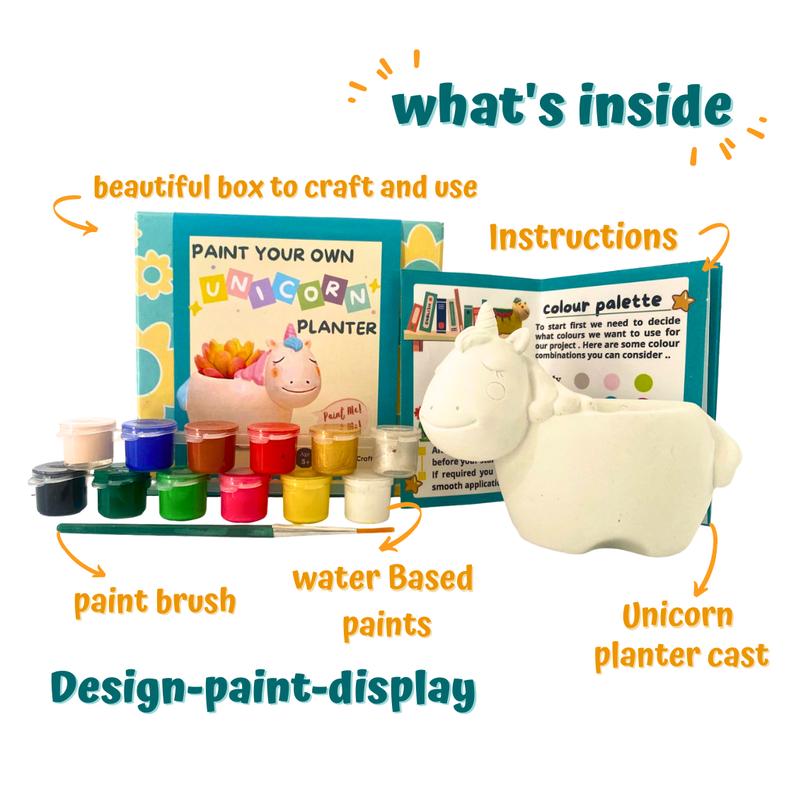 Paint Your Own Planter-Unicorn