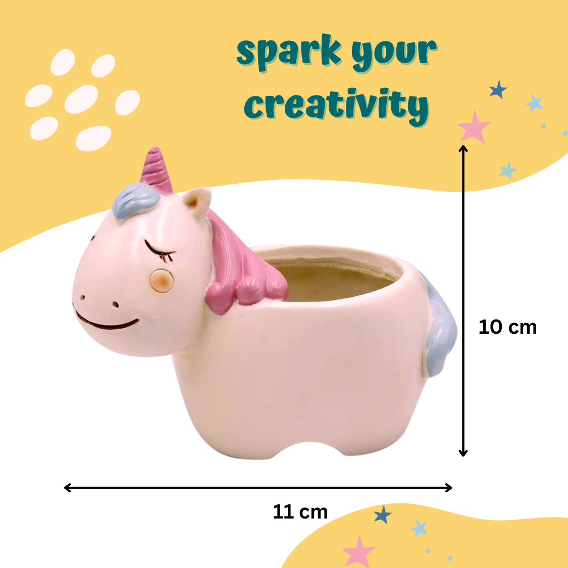 Paint Your Own Planter-Unicorn