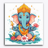 Paint Waint Cute Bal Ganesha
