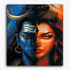 Paint Waint Shivji And Parvati Maa Portrait