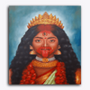 Paint Waint Durga Maa Angry Blood Mouth