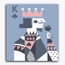 Paint Waint Poker King - Raja Rani Collection