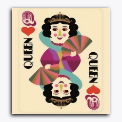 Paint Waint Queen Royale Card - Raja Rani Collection