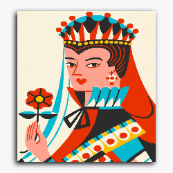 Paint Waint Modern Queen - Raja Rani Collection