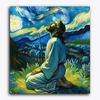 Paint Waint Jesus Van Gogh Art