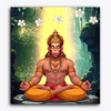 Paint Waint Meditating Hanuman