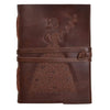 Craftshades – Leather Diary – Princess With Heart Embossed Diary Vintage Artist | Leather Bound Plain Paper 5x7 Inch