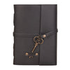Craftshades – Leather Diary – Antique Handmade Leather Bound Notepad for Men and Women | 7x5 Inches | Black