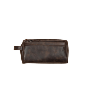 Brown Mens Toiletry Bag, Kit, Custom Wedding Gift, Leather Travel Case, Leather Toiletry Bag, Monogram Dopp Kit, Gifts for Husband