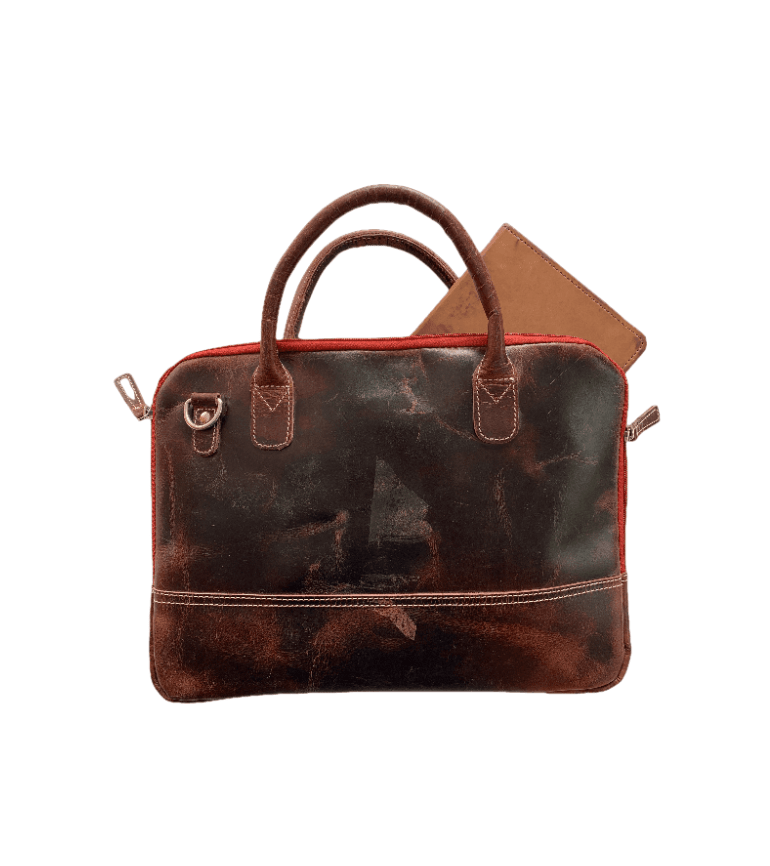 CraftShades Buffalo Leather MacBook Bag