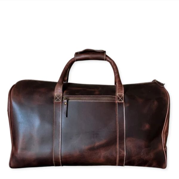 Leather Brown Duffle Bag