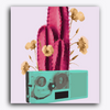 Paint Waint Abstract Pink Cactus