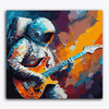 Paint Waint Astronaut Holding Guitar