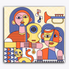 Paint Waint Abstract Musical Family