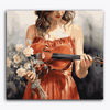 Paint Waint A Girl with Guitar
