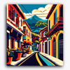 Paint Waint Latin American Empty Street