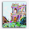 Paint Waint Castle with Purple Patch