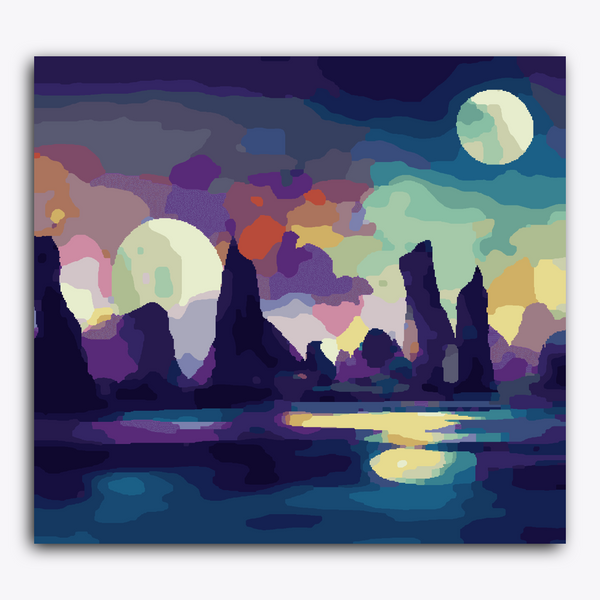 Paint Waint Blur Landscape