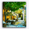 Paint Waint Athens Greece Landscape