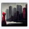 Paint Waint Little Red Ridinghood City in Rainy Weather