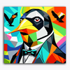 Paint Waint Penguin Abstract