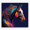 Paint Waint Colourful Hair Horse