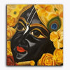 Paint Waint Lord Krishna In Floral Aura