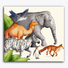 Paint Waint Group of Animal Running