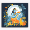 Paint Waint Krishna in Nature