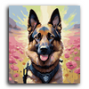 Paint Waint German Shepherd