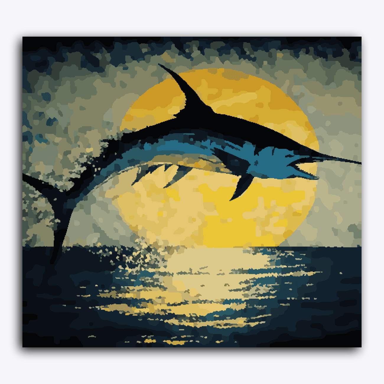 Shark in the Sunset
