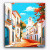 Paint Waint Santorini Europe