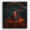 Paint Waint Lord Hanuman Close Up