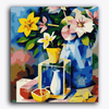 Paint Waint Vibrant Cubist Vase