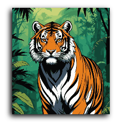 Tiger in Jungle