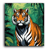 Paint Waint Tiger in Jungle