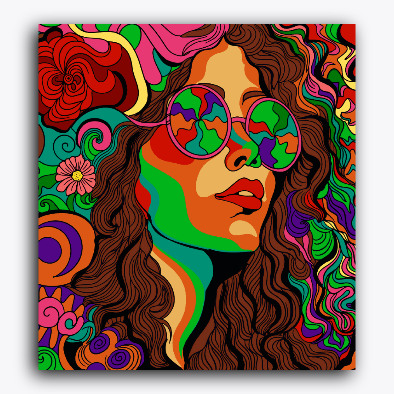Modern - Colourful Lady