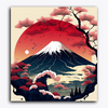 Paint Waint Mount Fuji & Blossom