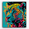 Paint Waint Leopard Colourful