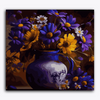 Paint Waint Purple and Yellow Flower Vase