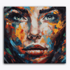 Paint Waint Mix Thoughts  Colourful Strokes on Face
